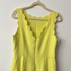 LOFT scallop sleeveless dress